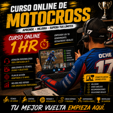 Aseosria de Motocross y/o Enduro Online 1 hora