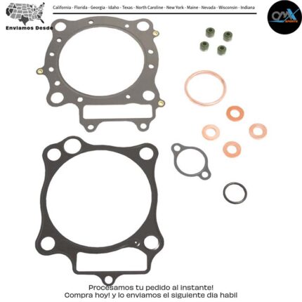 KIT DE EMPAQUES SUPERIORES SIN EMPAQUE DE TAPA DE VÁLVULAS Honda CRF450R 2007-2008
