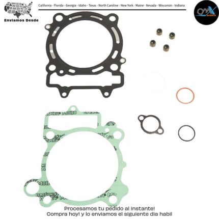 KIT DE EMPAQUES SUPERIORES SIN EMPAQUE DE TAPA DE VÁLVULAS Kawasaki KX450F KLX450R KFX 450R 2006-2021