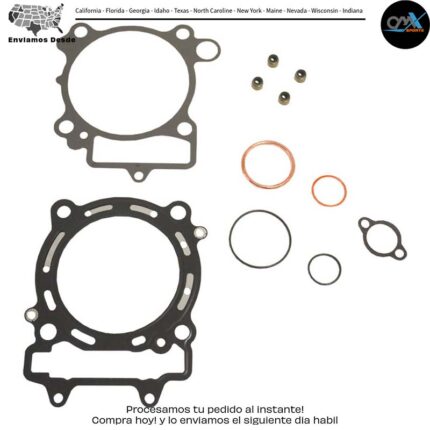 KIT DE EMPAQUES SUPERIORES SIN EMPAQUE DE TAPA DE VÁLVULAS Kawasaki KX450F 2009