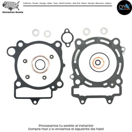 KIT DE EMPAQUES SUPERIORES SIN EMPAQUE DE TAPA DE VÁLVULAS Kawasaki KX450F 2016-2018