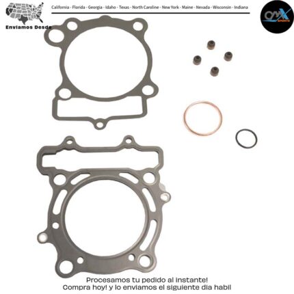 KIT DE EMPAQUES SUPERIORES SIN EMPAQUE DE TAPA DE VÁLVULAS /SUZ Kawasaki Suzuki KX250F RM-Z250 2004-2008