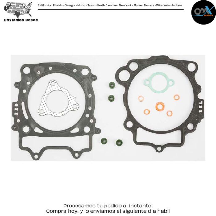 KIT DE EMPAQUES SUPERIORES SIN EMPAQUE DE TAPA DE VÁLVULAS Yamaha YZ450FX YZ450F WR450F 2014-2018