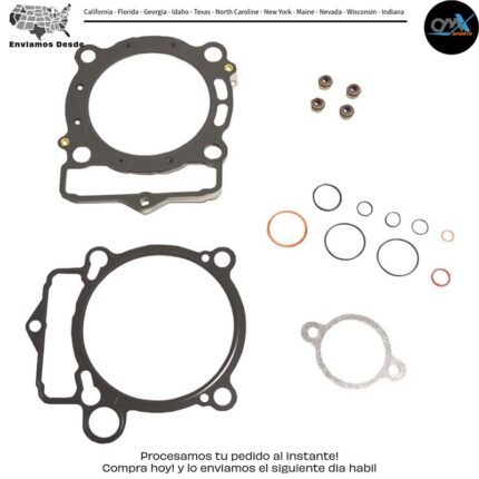 KIT DE EMPAQUES SUPERIORES SIN EMPAQUE DE VÁLVULA HUSQ/KTM KTM Husqvarna 350 EXC-F 350 XCF-W 350 SX-F FC 350 FE 350 2013-2016