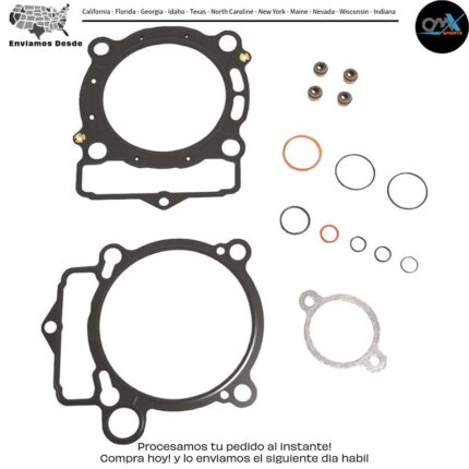KIT DE EMPAQUES DE CABEZA SIN EMPAQUE DE VÁLVULA HUSQ/KTM KTM 350 EXC-F 350 SX-F 2011-2013