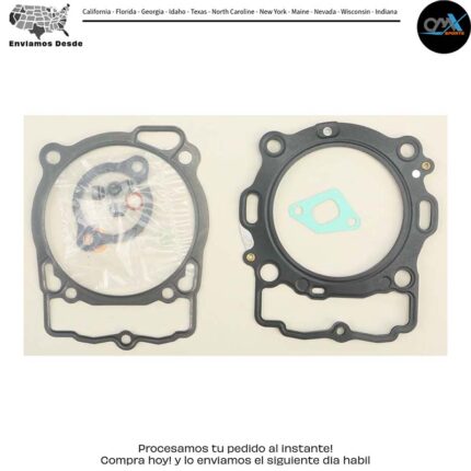 KIT DE EMPAQUES DE CABEZA SIN EMPAQUE DE VÁLVULA HUSQ/KTM KTM Husqvarna 500 XCF-W FE 450 FE 501 500 EXC-F 450 EXC-R 4-Tiempos 2014-2016 KTM Husqvarna 500 XCF-W FE 450 FE 501 500 EXC-F 450 EXC-R 4-Tiempos 2014-2016