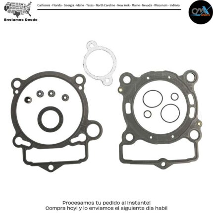 KIT DE EMPAQUES SUPERIORES SIN EMPAQUE DE VÁLVULA HUSQ/KTM Husqvarna KTM Gas Gas Gas-Gas FC 250 FE 250 250 SX-F 250 XC-F MC 250F EX 250F 250 EXC-F 2016-2022
