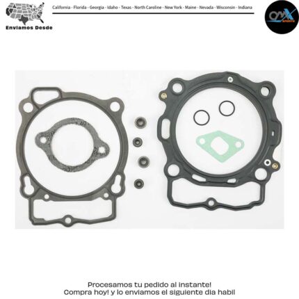 KIT DE EMPAQUES DE CABEZA SIN EMPAQUE DE VÁLVULA HUSQ/KTM Husqvarna KTM FE 450 FE 501 500 EXC-F 450 EXC-F 2017-2019