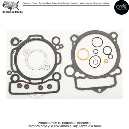KIT DE EMPAQUES SUPERIORES SIN EMPAQUE DE VÁLVULA HUSQ/KTM Husqvarna KTM Gas Gas Gas-Gas FX 350 FC 350 350 SX-F 350 XC-F 350 EXC-F FE 350 EX 350F EC 350F 2019-2022 Husqvarna KTM Gas Gas Gas-Gas FX 350 FC 350 350 SX-F 350 XC-F 350 EXC-F FE 350 EX 350F EC 350F 2019-20