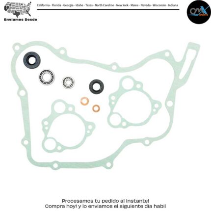 KIT DE REPARACIÓN DE BOMBA DE AGUA CON RODAMIENTOS Honda CR125R 1990-2004