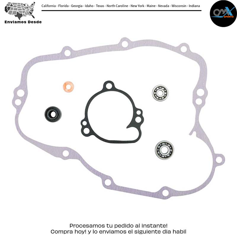 KIT DE REPARACIÓN DE BOMBA DE AGUA CON RODAMIENTOS Kawasaki KX65 2006-2021