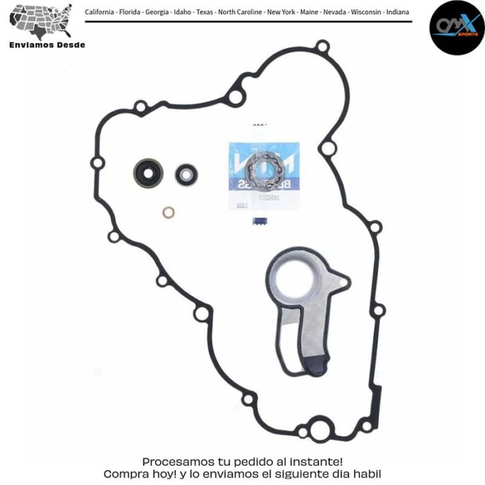 KIT DE REPARACIÓN DE BOMBA DE AGUA CON COJINETES HUSQ/KTM Husqvarna KTM Gas Gas Gas-Gas TC 250 250 SX 300 XC 250 XC TX 300i 300 XC-W TPi 300 XC TPi 250 XC-W TPi 250 XC TPi TE 300i TE 250i EC 300 EX 300 EC 250 2019-2022