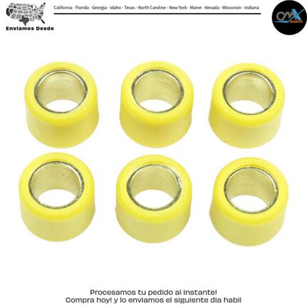 KIT DE RODILLOS DE EMBRAGUE 6 RODILLOS 15X12 7 GR
