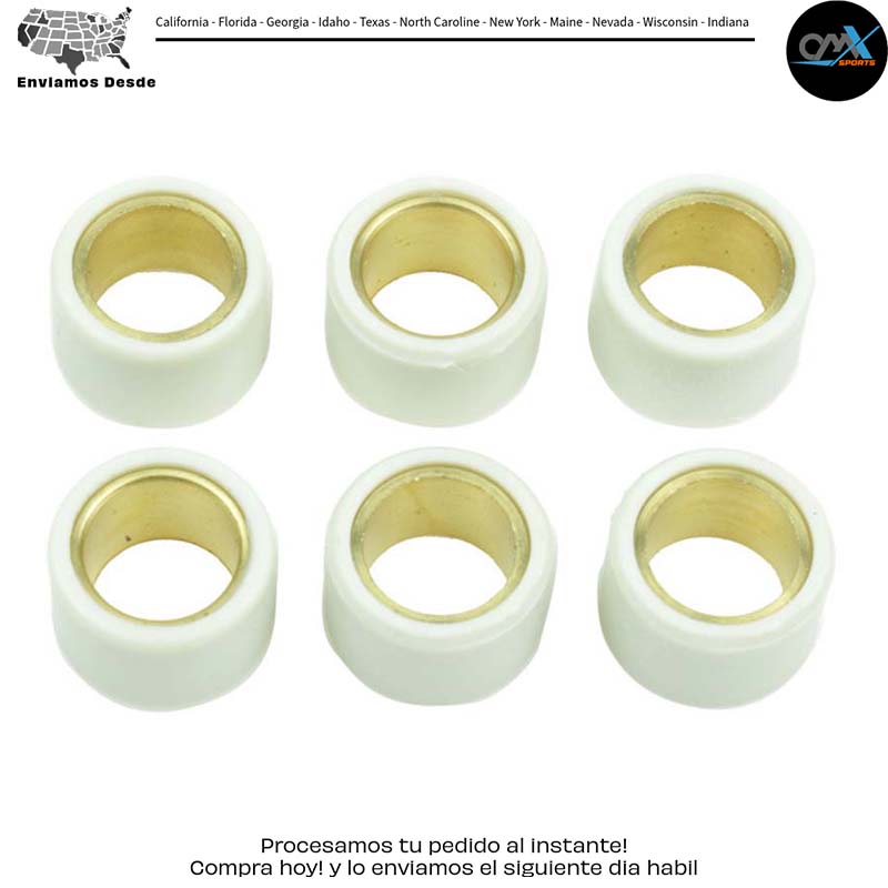 KIT DE RODILLOS DE EMBRAGUE 6 RODILLOS 17X12.5 6 G