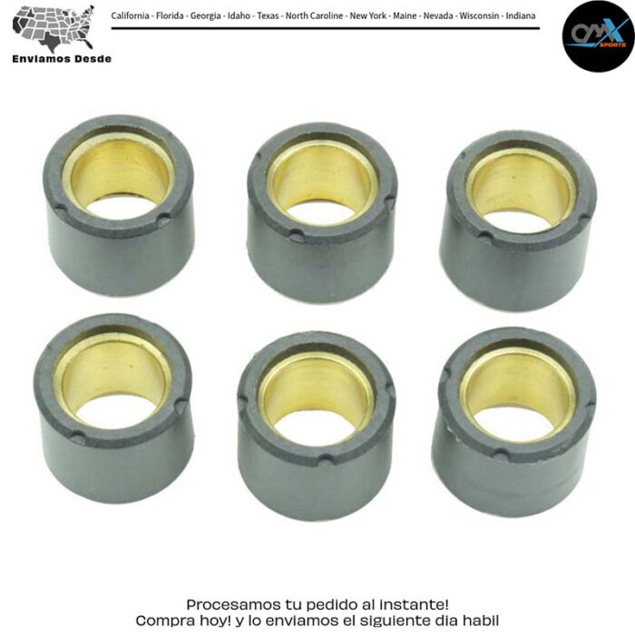 KIT DE RODILLOS DE EMBRAGUE 6 RODILLOS 19X15 7 GR