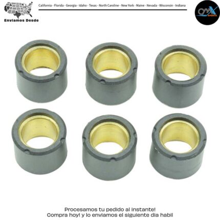 KIT DE RODILLOS DE EMBRAGUE 6 RODILLOS 19X17 12.5 GR