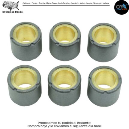 KIT DE RODILLOS DE EMBRAGUE 6 RODILLOS 20X17 15.5 G