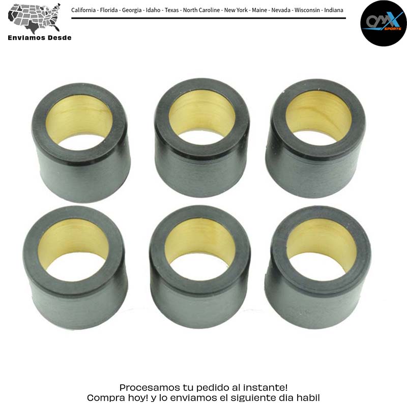 KIT DE RODILLOS DE EMBRAGUE 6 RODILLOS 25X22.2 28 G