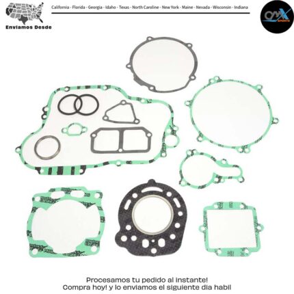 Juego Completo de Juntas Kaw (Kit de Empaques Completo Kaw) MPN: P400250850126 - Compatible con KX125 88-89