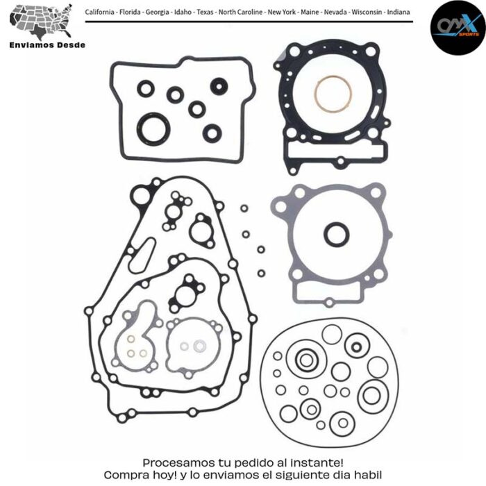 Kit completo de empaques SIN sellos de aceite Kawasaki KX450F KX450X 2021-2023