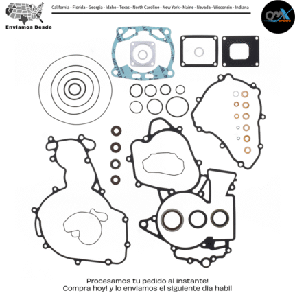 KIT DE EMPAQUES COMPLETO SIN SELLOS DE ACEITE Sherco 250 SE-R Racing 300 SE-R Racing 2014-2018