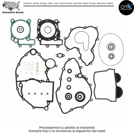 KIT DE EMPAQUES COMPLETO SIN SELLOS DE ACEITE Sherco 250 SEF-R Racing 2014-2018