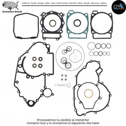 KIT DE EMPAQUES COMPLETO SIN SELLOS DE ACEITE Sherco 450 SEF-R Racing 2015-2021