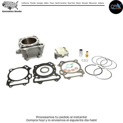 KIT DE CILINDRO 90MM 12.2:1 AC//SUZ Kawasaki Suzuki KFX 400 DR-Z400S DR-Z400E Modelo No CA DR-Z400 Lt-Z400 QuadSport Z DR-Z400E Modelo CA 2003-2017 Kawasaki Suzuki KFX 400 DR-Z400S DR-Z400E Modelo No CA DR-Z400 Lt-Z400 QuadSport Z DR-Z400E Modelo CA 2003-2017