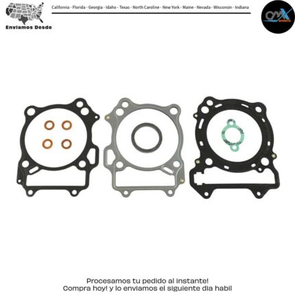 Juego de empaques de cilindro 90MM SUZ Kawasaki Suzuki KFX 400 DR-Z400S DR-Z400E Modelo No CA DR-Z400 Lt-Z400 QuadSport Z DR-Z400E Modelo CA 2003-2017