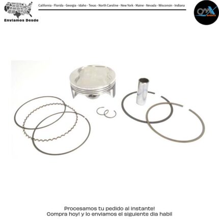 KIT DE PISTÓN BB FORJADO 93.95 12.3:1 AC//SUZ Arctic Cat Kawasaki Suzuki 400 DVX KFX 400 DR-Z400S DR-Z400E Modelo No CA DR-Z400 Lt-Z400 QuadSport Z DR-Z400E Modelo CA 2003-2017 Arctic Cat Kawasaki Suzuki 400 DVX KFX 400 DR-Z400S DR-Z400E Modelo No CA DR-Z400 Lt-Z400 QuadSport Z DR-Z400E Modelo CA 2003-2017