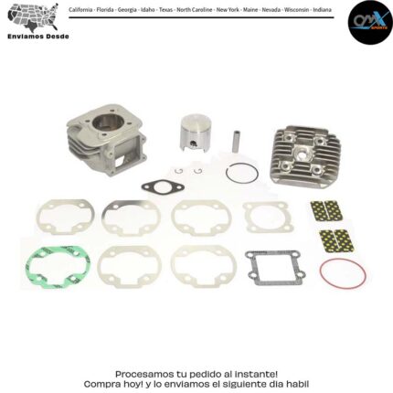 KIT DE CILINDRO HYPER RACE DOMED 47.6MM Yamaha YJ50RA Vino Classic YJ50 Vino CW50 Zuma II 1997-2005