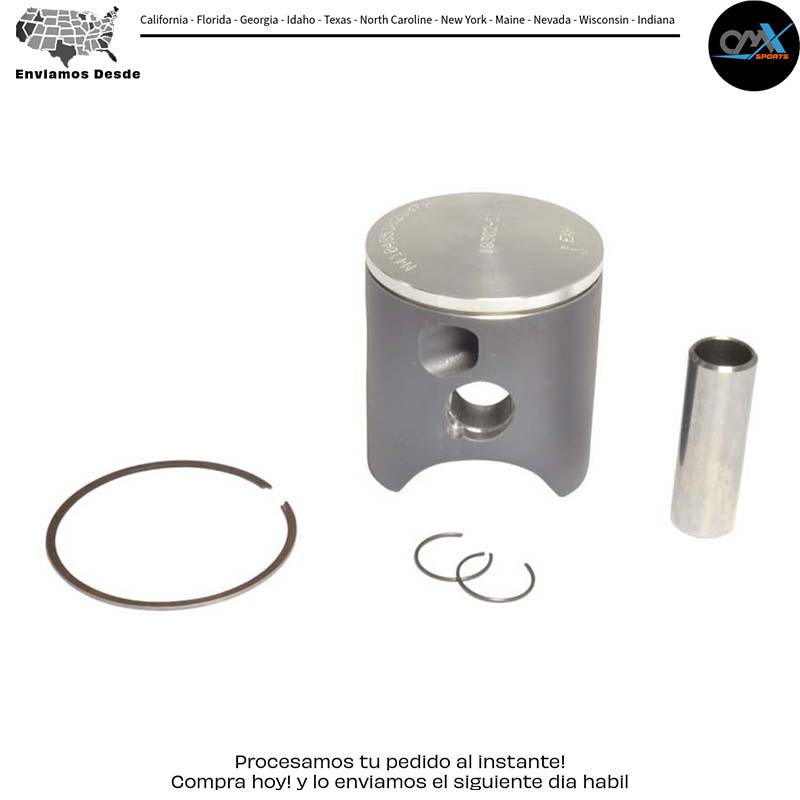 Juego de pistón forjado con cúpula 53.94/STD 14.3:1 Yamaha YZ125 2001-2004