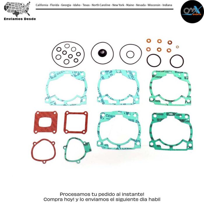 KIT DE EMPAQUES DE CABEZA TOP END HUSQ/KTM Husqvarna KTM Gas Gas Gas-Gas TX 300 TE 300 TC 250 TE 250 250 SX 250 XC 250 XC-W 300 XC 300 XC-W 250 XC-W TPi TE 250i TE 300i TX 300i 300 XC-W TPi 300 XC TPi 250 XC TPi EC 300 EC 250 2017-2023 Husqvarna KTM Gas Gas Gas-Gas TX 30