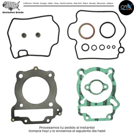 KIT DE EMPAQUES DE CABEZA Honda TR200 Fatcat TRX200D Fourtrax Tipo II TRX200 Fourtrax TRX200SX ATC200X 1986-1997