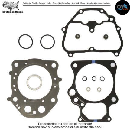 KIT DE EMPAQUES SUPERIORES Honda TRX500FE1 Foreman 4X4 ES [SRA] TRX500FE2 Foreman 4X4 ES EPS [SRA] TRX500FM1 Foreman 4X4 [SRA] TRX500FM2 Foreman 4X4 con PS [SRA] TRX500FM5 Rubicon 4X4 [IRS] TRX500FM6 Rubicon 4X4 EPS [IRS] TRX500FA5 Rubicon 4X4 Auto DCT [IRS] TRX500FA6 Rubicon 4X4 Auto DCT EPS [IRS] TRX500FA7 Rubicon 4X4 Auto DCT EPS DELUXE [IRS] TRX500FE Foreman 4X4 ES [SRA] TRX500FM Foreman 4X4 [SRA] TRX500FPA Foreman 4X4 con PS [SRA] 2012-2017