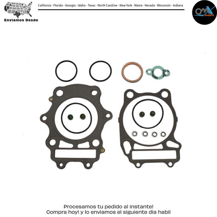 KIT DE EMPAQUES DE CABEZA SUPERIOR Suzuki LT-A400F KingQuad ASi [IRS] LT-A400F KingQuad AS [SRA] LT-A400 Eiger 2X4 Auto [SRA] LT-A400F Eiger 4X4 Auto [SRA] LT-F400 Eiger 2X4 [SRA] LT-F400F Eiger 4X4 [SRA] LT-F400F KingQuad FSi [SRA] 2002-2012 Suzuki LT-A400F KingQuad AS