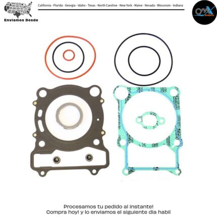 KIT DE EMPAQUES DE CABEZA Yamaha YFM450FGP Grizzly 4WD EPS [IRS] YXR450F Rhino 450 YFM400FG Grizzly 4WD [IRS] YFM450FG Grizzly 4WD [IRS] YFM400FA Kodiak 4WD [SRA] YFM450FA Kodiak 4WD [IRS] YFM400A Kodiak 2WD [SRA] YFM450FX Wolverine 4WD [SRA] 2000-2014 Yamaha YF