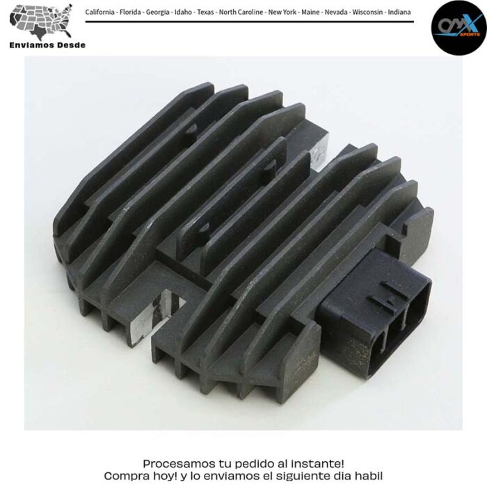 REGULADOR / RECTIFICADOR Kawasaki KRF 750 Teryx FI 4X4 2009-2012 Kawasaki KRF 750 Teryx FI 4X4 LE 2009-2013 Kawasaki KRF 750 Teryx FI 4X4 Sport 2009-2013 Kawasaki EX300F Ninja 300 2013-2017 Kawasaki ZX1000 Ninja 1000 2011-2013 Kawasaki EX650 Ninja 650 2012-2012 Kawasaki KRF 750 Teryx 4X4 2008-2008 Kawasaki ER-6N 2009-2011 Kawasaki EX650 Ninja 650R 2006-2011 Kawasaki KLE650 Versys 2007-2012 Kawasaki VN900B Vulcan 900 Classic 2006-2016 Kawasaki VN900C Vulcan 900 Custom 2007-2016 Kawasaki VN900D Vulcan 900 Classic LT 2006-2016 Kawasaki Z1000 2003-2013 Kawasaki Z750S 2005-2006 Kawasaki KVF750 Brute Force 4X4I [IRS] 2005-2011 Kawasaki ZR-7S 2005-2005 Kawasaki KVF650 Brute Force 4X4I [IRS] 2006-2013 Kawasaki KAF 620 Mule 3000 2001-2008 Kawasaki KAF 620 Mule 3010 4X4 2001-2008 Kawasaki KAF 620 Mule 3010 Trans 4X4 2005-2008 Kawasaki KAF 620 Mule 3020 2001-2002 MPN: 10-315.