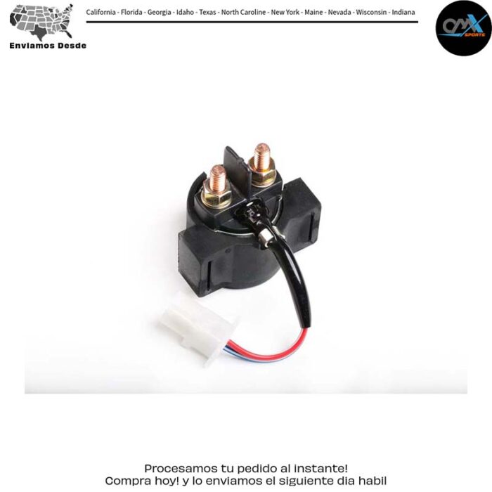 Arrancador solenoide Aprilia Yamaha Dorsoduro 750 Tuono 1000R Caponord 1000 RST 1000 Futura RSV Mille SL 1000 Falco Mana 850 XS400 Maxim XS400R Seca XS1100 XS1100S Special XS850 XS750 XS750S Atlantic 500 Scarabeo 500 1977-2016. Código de producto del fabricante: 65-403.