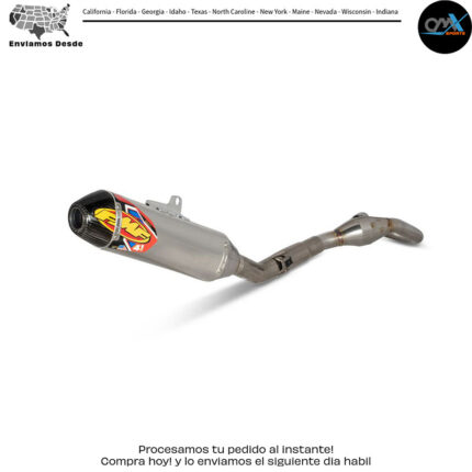 S/S ALUM FACT-4.1 RCT SYS CAR CAP W/SS M BMB HDR Honda CRF450RX CRF450R 2021-2022