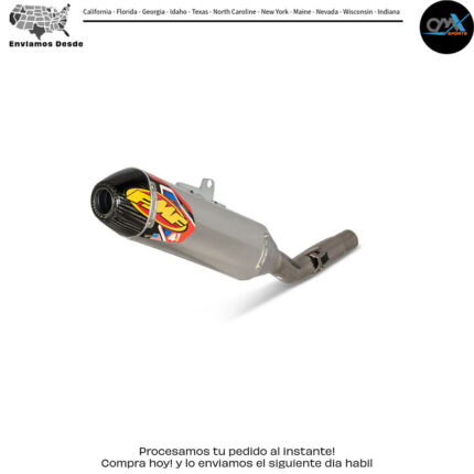 S/S ALUM. FACT 4.1 RCT SL MFLR W/CAR CAP  Honda CRF250R CRF250RX 2022