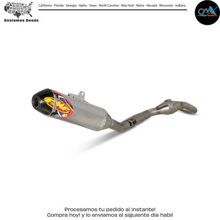 S/S ALUM FACT-4.1 RCT SYS CAR CAP W/SS M BMB HDR Honda CRF250R CRF250RX 2022-2024