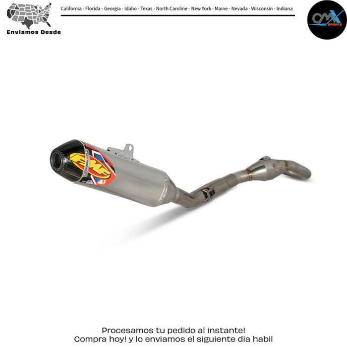 S/S ALUM FACT-4.1 RCT SYS CAR CAP W/SS M BMB HDR Honda CRF250R CRF250RX 2022-2024