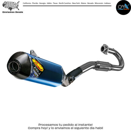 4.1 RCT FULL SYSTEM EXHAUST BLUE ANODIZED Honda TRX450R 2006-2014