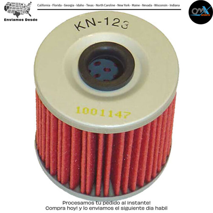 FILTRO DE ACEITE Kawasaki KL600 KL250 KLF250 Bayou [SRA] KZ250 KLF300B Bayou 2X4 [SRA] KLF300C Bayou 4X4 [SRA] KEF 300 Lakota Sport [SRA] KSF250 Mojave KLF220 Bayou [SRA] KEF 300 Lakota Utility [SRA] KLT200A KLR650 KLR250 KLX650 KLX650R KL650B Te leer más... MPN: KN-123 KAWASAKI KL600 KL250 KLF250 BAYOU [SRA] KZ250 KLF300B BAYOU 2X4 [SRA] KLF300C BAYOU 4X4 [SRA] KEF 300 LAKOTA SPORT [SRA] KSF250 MOJAVE KLF220 BAYOU [SRA] KEF 300 LAKOTA UTILITY [SRA] KLT200A KLR650 KLR250 KLX650 KLX650R KL650B TENGAI KLF300A BAYOU 2X4 [SRA] KLT200C KLT250C KLR650 ADVENTURE KLR650 TRAVELER 1978-2022.