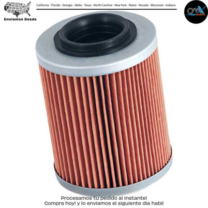 FILTRO DE ACEITE Can-Am Aprilia Bombardier Commander Max 1000 DPS Commander Max 1000 XT Tuono RSV Tuono RSV Factory Outlander 500 Outlander 500 DPS Outlander 500 XT Outlander 650 [IRS] Outlander 650 DPS [IRS] Outlander 650 XT [IRS] Outlander 800  leer más...