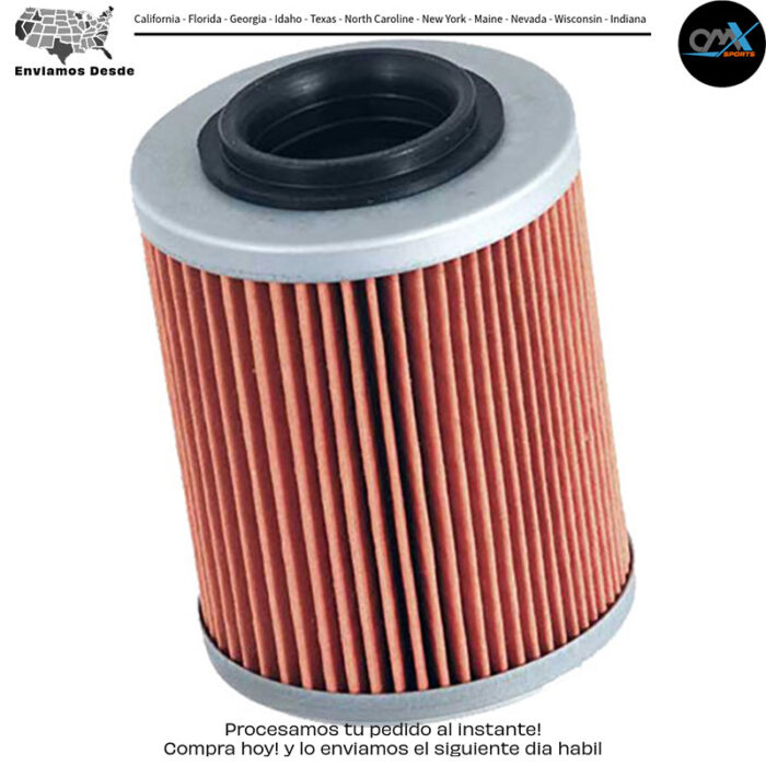 FILTRO DE ACEITE Can-Am Aprilia Bombardier Commander Max 1000 DPS Commander Max 1000 XT Tuono RSV Tuono RSV Factory Outlander 500 Outlander 500 DPS Outlander 500 XT Outlander 650 [IRS] Outlander 650 DPS [IRS] Outlander 650 XT [IRS] Outlander 800  leer más...