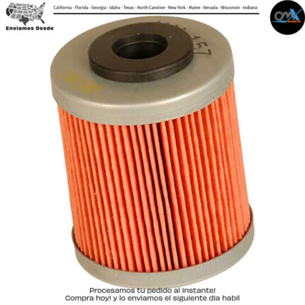 FILTRO DE ACEITE Beta KTM Polaris 400 RR 450 RR 525 RR 450 XC ATV 620 Super Moto 620 SX 620 Lc4 620 RXC 620 TXC 620 Comp Limited 620 EXC 620 SXC 400 XC-W 4-Stroke 690 Duke 450 SX-F 450 XCF-W 690 Enduro R 690 SMC 525 XC ATV 560 SMR 4-Stroke 690 En leer más... MPN: KN-157 BETA KTM POLARIS 400 RR 450 RR 525 RR 450 XC ATV 620 SUPER MOTO 620 SX 620 LC4 620 RXC 620 TXC 620 COMP LIMITED 620 EXC 620 SXC 400 XC-W 4-STROKE 690 DUKE 450 SX-F 450 XCF-W 690 ENDURO R 690 SMC 525 XC ATV 560 SMR 4-STROKE 690 ENDURO 690 SUPERMOTO 525 EXC-G RACING 525 XC-G 4-STROKE 525 XC-W 4-STROKE 400 EXC 4-STROKE 525 EXC 4-STROKE 525 SMR 4-STROKE 525 SX 4-STROKE 625 SMC 660 SMC 250 EXC 250 EXC-F 450 EXC-F 450 MXC 4-STROKE 525 MXC 4-STROKE 450 SM-S 4-STROKE 625 SXC 400 MXC 4-STROKE 400 SX 4-STROKE 520 EXC 4-STROKE 520 MXC 4-STROKE 520 SX 4-STROKE 620 SC OUTLAW 450 MXR OUTLAW 525 IRS OUTLAW 525 S 450 SMR 4-STROKE 540 SXS 250 EXC-G RACING 1994-2011