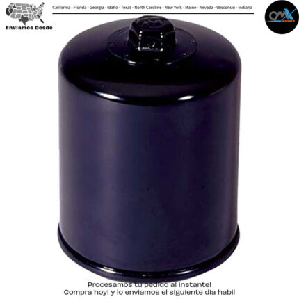 FILTRO DE ACEITE NEGRO Harley-Davidson Buell Harley Davidson FLRT Freewheeler FLHTCUL Electra Glide Ultra Classic Low FLHTKL Electra Glide Ultra Limited Low FLTRXS Road Glide Special FLSS Softail Slim S FLSTFS Softail Fat Boy S FLD Dyna Switchback