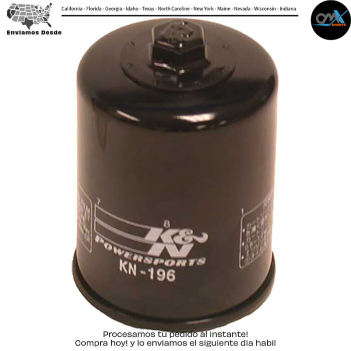 FILTRO DE ACEITE Polaris Sportsman 700 Efi 4x4 Sportsman 700 4x4 Sportsman 600 4x4 2002-2004 Polaris Sportsman 700 Efi 4x4 Sportsman 700 4x4 Sportsman 600 4x4 2002-2004 Polaris Sportsman 700 Efi 4x4 2004-2004 Polaris Sportsman 700 4x4 2002-2003 MPN: KN-196 POLARIS SPORTSMAN 700 EFI 4X4 SPORTSMAN 700 4X4 SPORTSMAN 600 4X4 2002-2004
